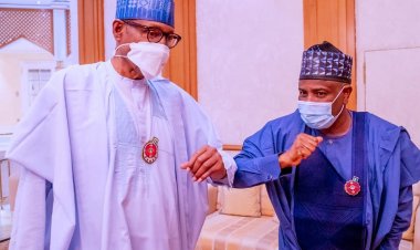 2023: Buhari Da Tambuwal Sun Yi Ganawar Sirri  A Fadar Shugaban Kasa