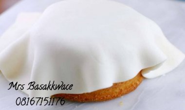 SWEET POTATO AND FLOUR WITH EGG SAUCE