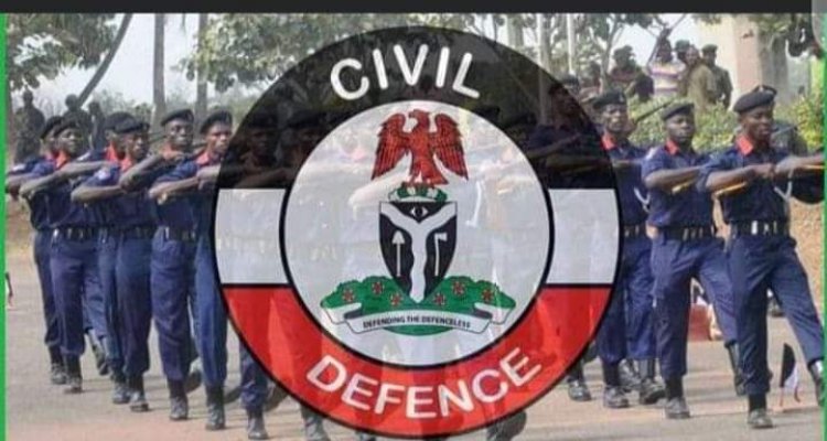 Zamfara NSCDC Parades Suspected Thugs Carrying Dangerous Weapons