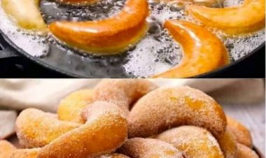      HOW TO MAKE DELICIOUS  CRESCENT DONUTS