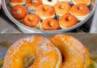 Yadda ake haɗa Fluffy Doughnuts recipe