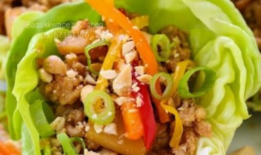 @RamadanKareem: CHICKEN LETTUCE WRAPS