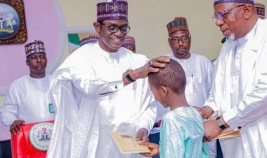 Re-election: Hon. Gadaka Congratulates Gov. Buni after receiving certificate of return