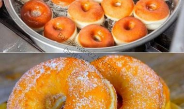 Yadda ake haɗa Fluffy Doughnuts recipe