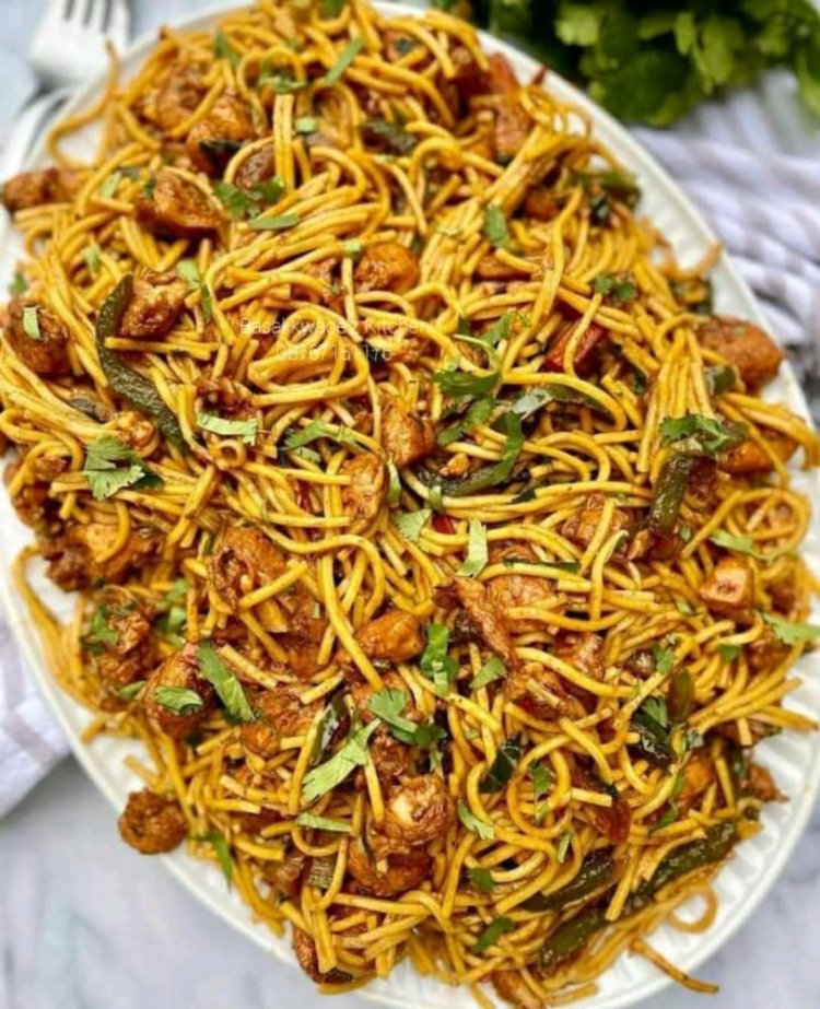 YADDA ZA KI HAƊA FRIED SPAGHETTI TA ZAMANI 