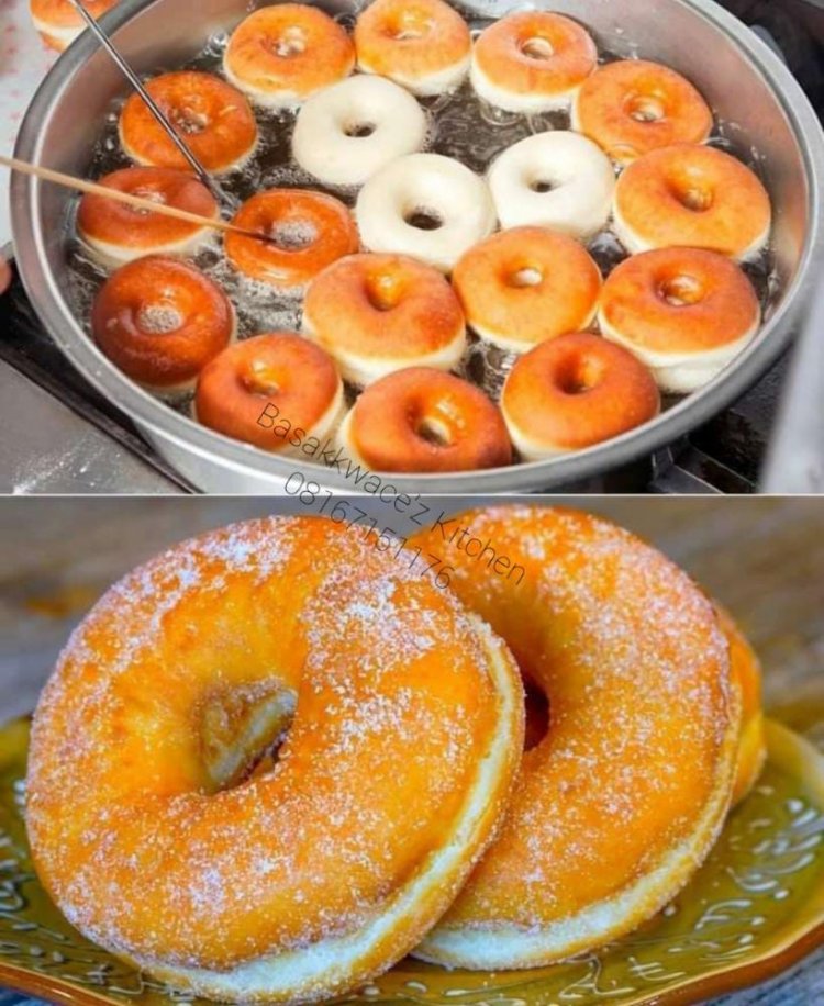 Yadda ake haɗa Fluffy Doughnuts recipe