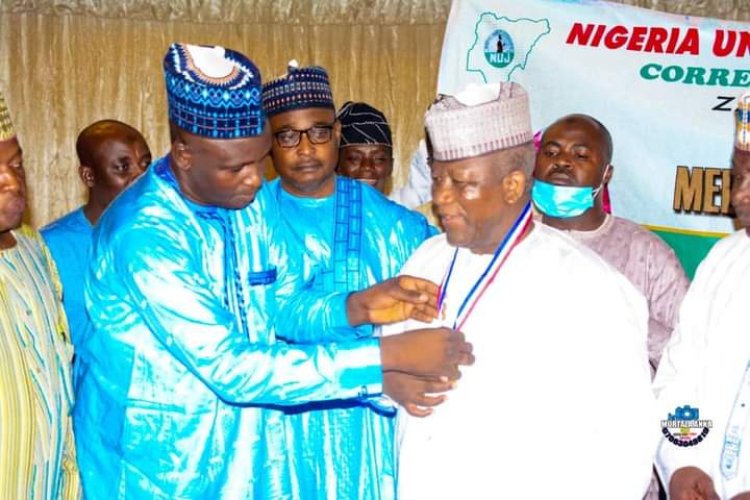 Zamfara NUJ Correspondents Chapel Honors Yari For His Service To Humanity