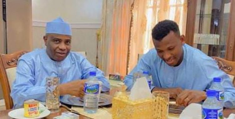 Ɗan Ƙwallon Nijeriya  Abdullahi Shehu  Ya Ziyarci  Tambuwal A Sakkwato