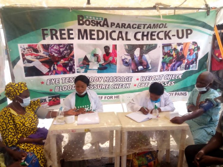 Kamfanin Boska Ya Duba Lafiyar Idanun Mutane Kyauta a Gombe Daga Habu Rabeel  Gombe