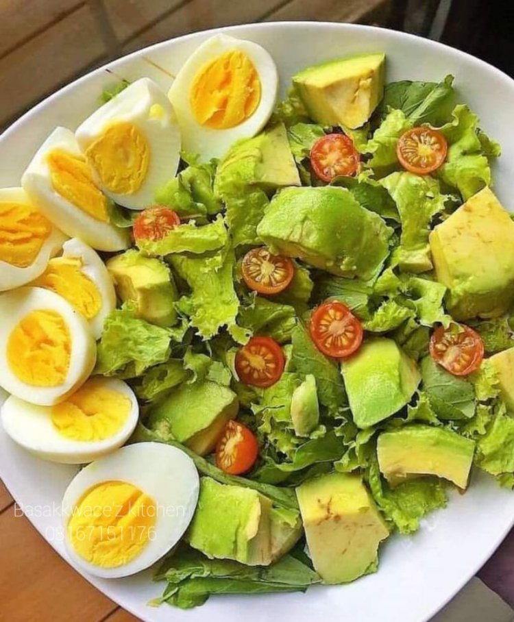 YANDA ZA KI SAMAR DA HADIN EGG AND AVOCADO   SALAD DA MATUKAR BURGE IYALI