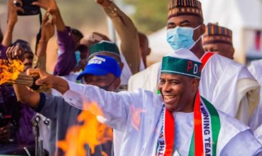 Tawagar Kamfen PDP Sun Samu Tarbo A Garin Tambuwal  Cikin Sokoto