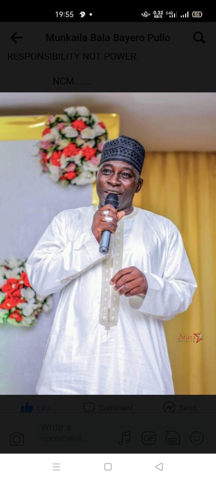 Eid-el-Kabir:N C M urges  Prayers, for Sustainable Peace, Security, National Devt