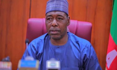 Governor Zulum Spends Second Night At Bama Distributes Palliatives at Konduga