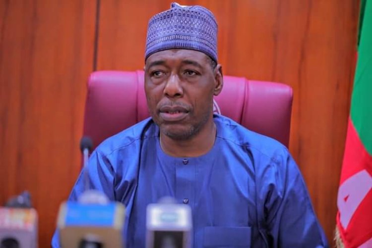Governor Zulum Spends Second Night At Bama Distributes Palliatives at Konduga