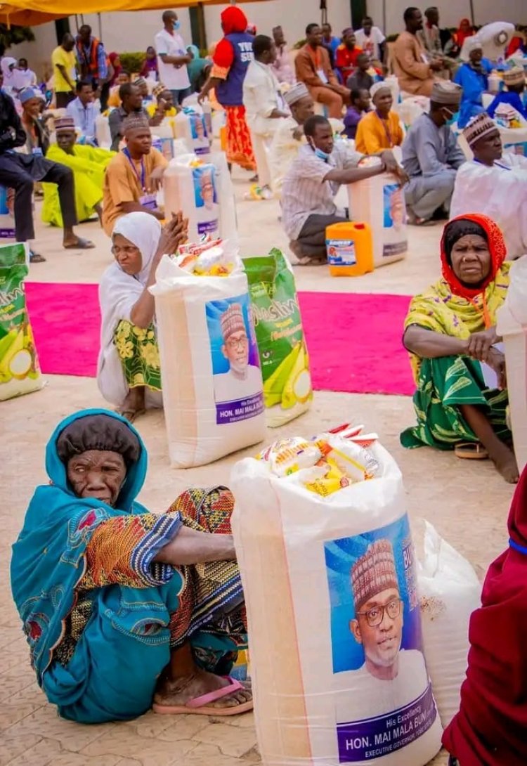 Gov. Buni launch distribution of 50,000 bags of food items in Yobe