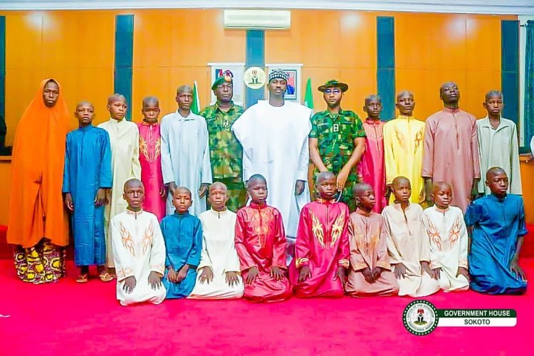 Army, NSA's office rescue 17 abducted Tsangaya children,1 lady in Sokoto