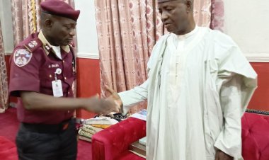SENATOR WAMAKKO ASSURES THE NEW FRSC ZONAL COMMANDER OF COOPERATION TO UNDERTAKE HIS ASSIGNMENT